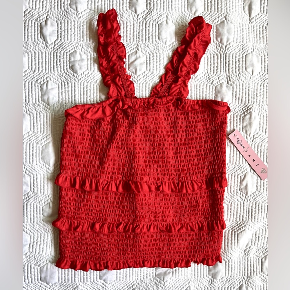 Smocked Ruffled Top